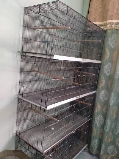 Cage 4 Portion & 8 Partition - Tower Cage 8 Khana -