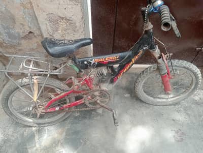 good condition and red colour heavy cycle