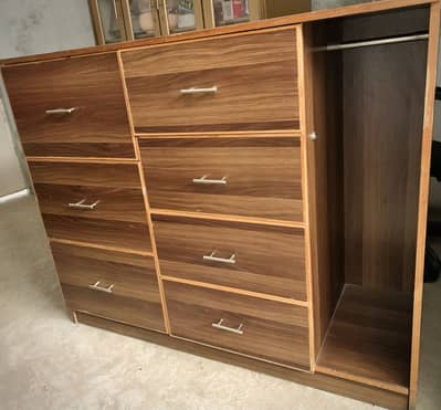 Wooden Cabinet, Storage Cabinet, Clothes Organizer
