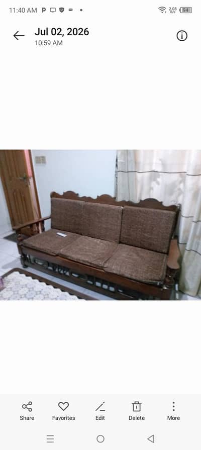Wooden Sofa