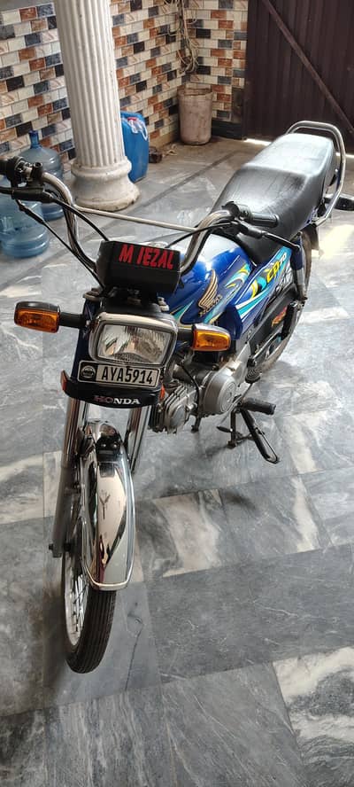 honda 70 bike blue 2023 24 color good condition totally genuine 70
