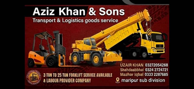 labour & folk lift service available for wherehouse & sitearea