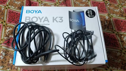 boya k3 condenser wireless mic