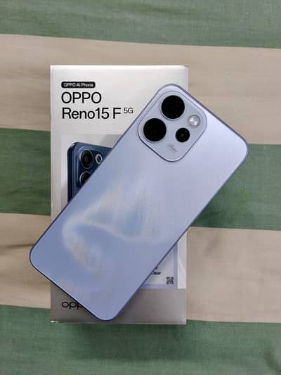 OPPO Reno 15F 5G just box open, full warranty