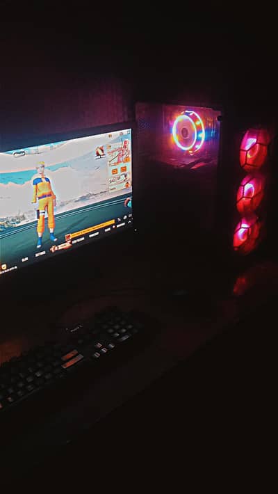 Ryzen 5 3600 GTX 1660 Super 6GB 16GB RAM 24" Lenovo LCD Full Setup