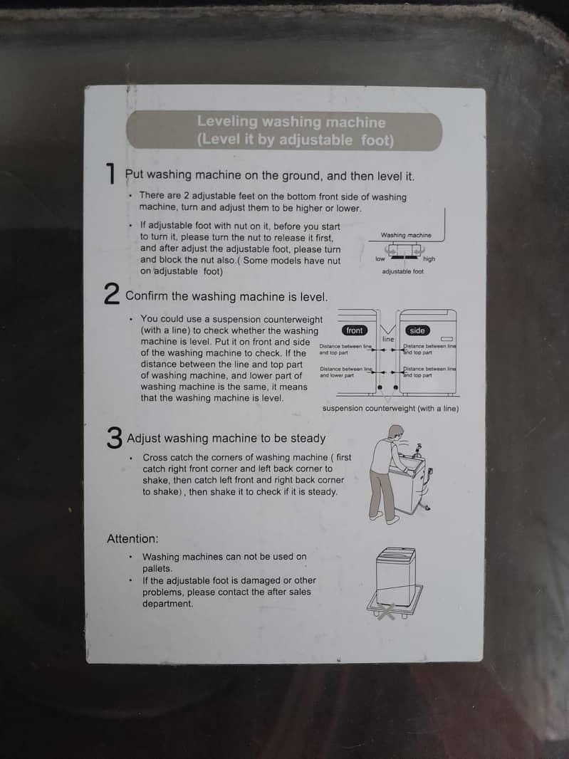 Haier automatic washing machine 4