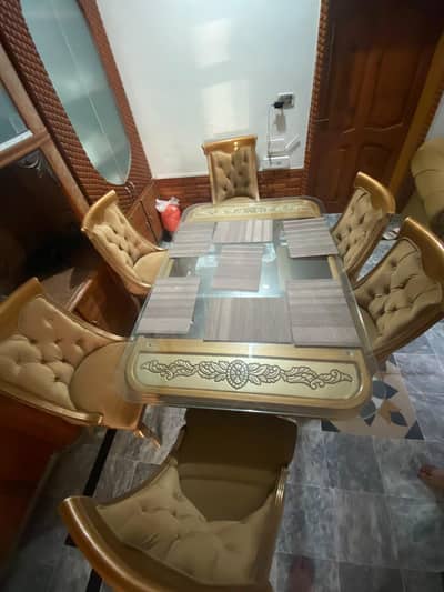 6 chairs dinning table