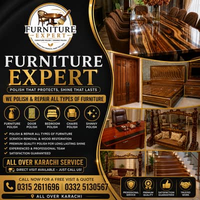Furniture Polish - Bedroom Set Polish - Wooden Polish - Luxury Polish