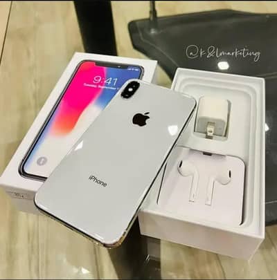 iphone x 256 GB with box my WhatsApp number