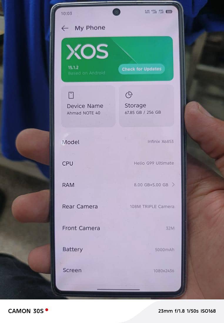 Infinix Note 40 6