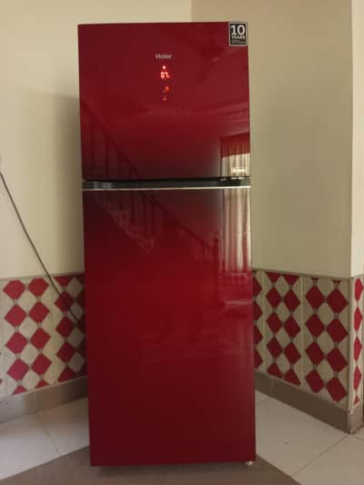 Haier full size fridge 9 years warranty with card