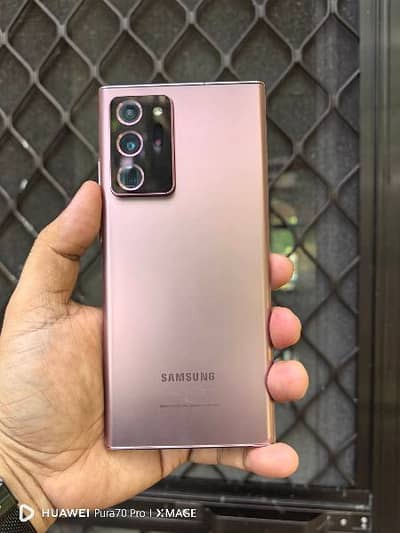 Samsung note 20 ultra 12 GB RAM 256GB memory 0326/6773/255