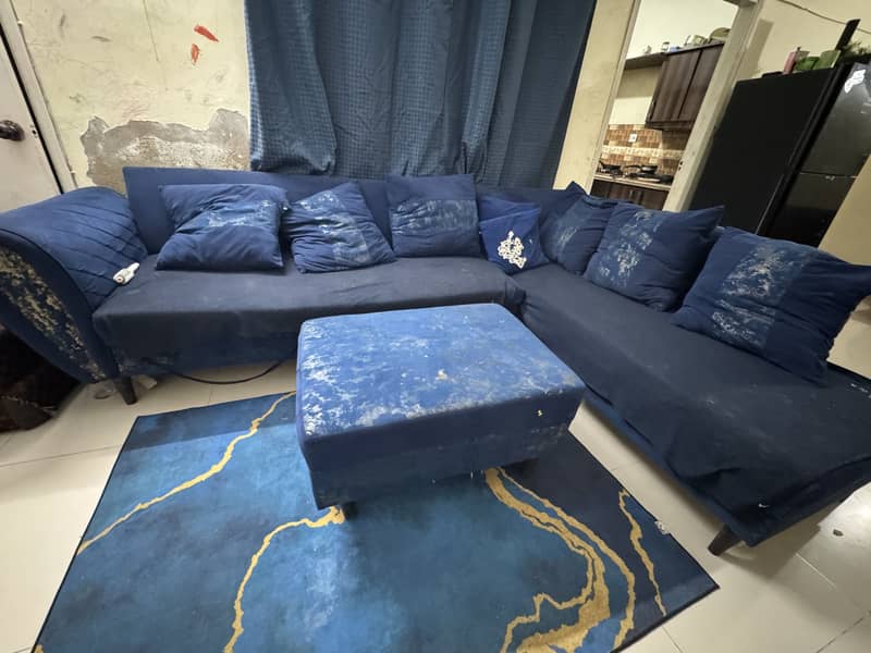 L Shape Sofa Set with Coffee table – Spacious & Comfortable 1