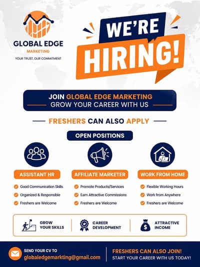 we are offering job vacancies