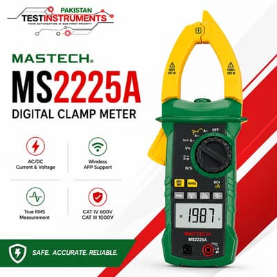 MASTECH MS2225A Single Phase Power Clamp Meter In Pakistan