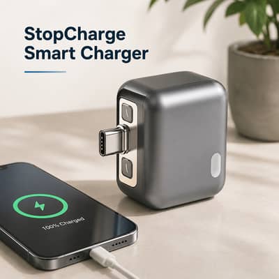 Smart Power Auto Disconnector – Type-C Charging Cut-Off Protector