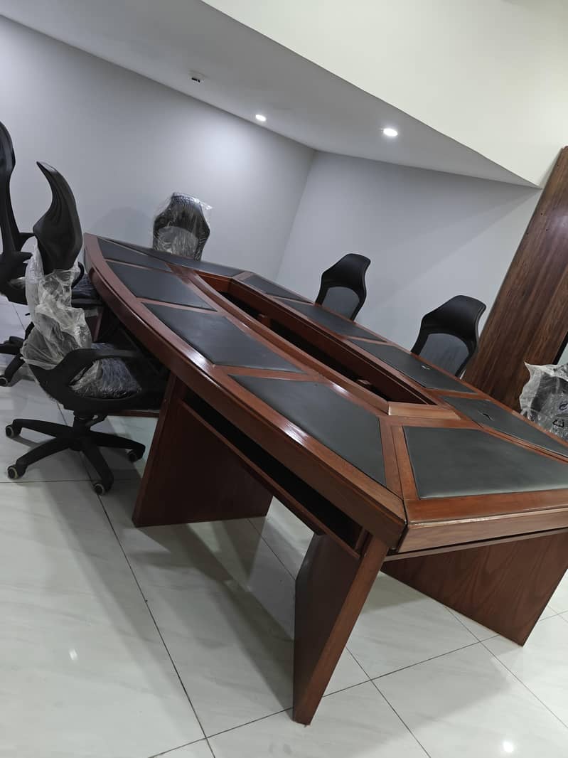 solid wood meeting table 1