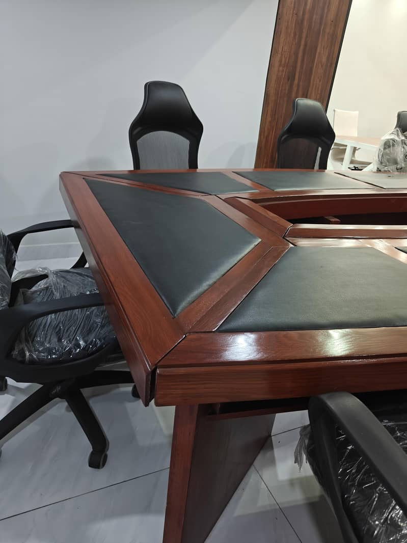 solid wood meeting table 2