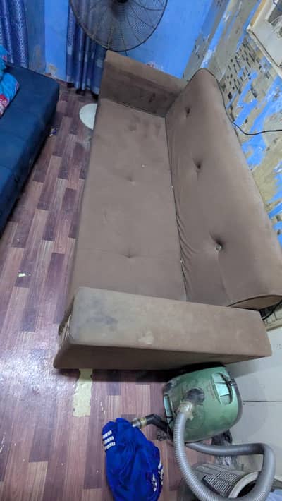 sofa cumbed for sale in reasonable price used