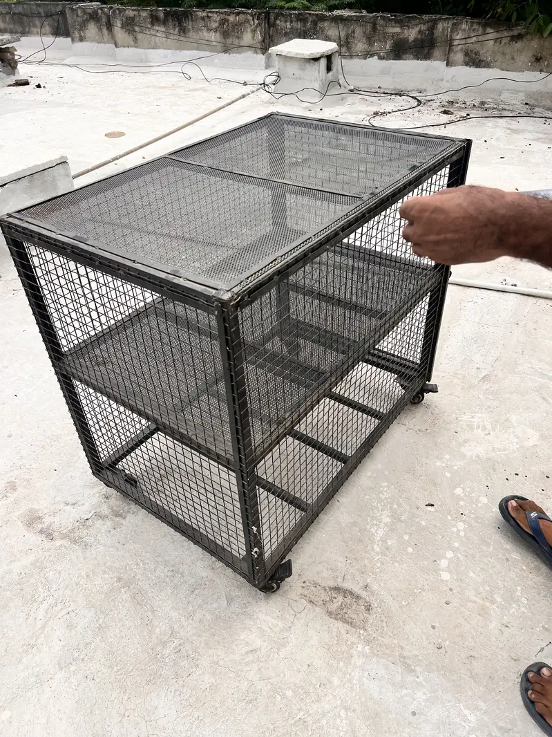 Heavy Duty Multipurpose Cage| Lockable | Wheels| Never Used — photo 3