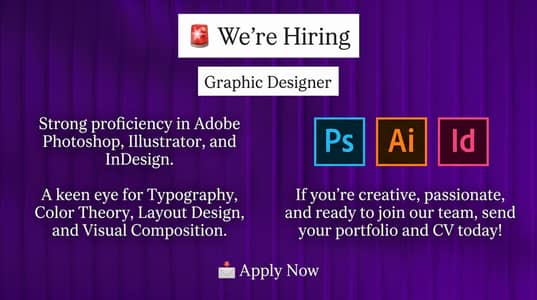 Required Graphic Designer / Full Time On Site