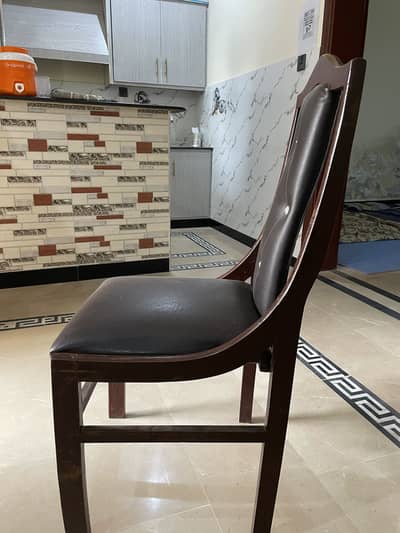 Urgent sale Wooden chairs and table