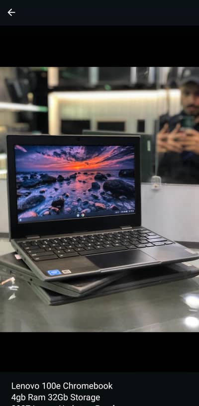 Lenovo laptop 4gb rm 32storeg