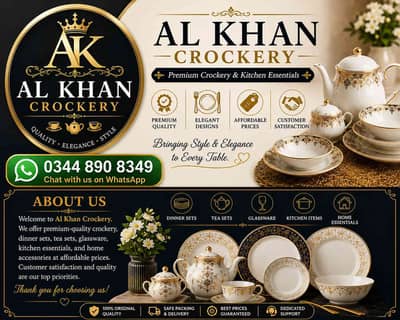 al Khan crockery 