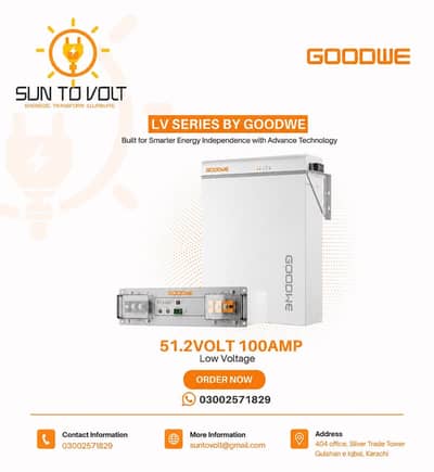 5KW Goodwe lithium battery 100A 51V