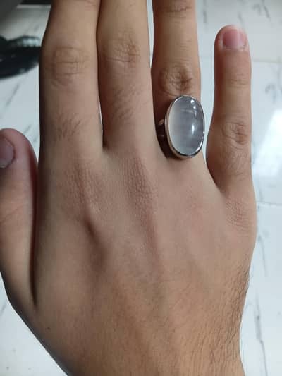 dure najaf stone ring silver pure