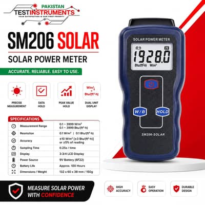 SM206 SOLAR POWER METER IN PAKISTAN