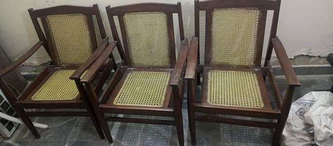 Wood chairs