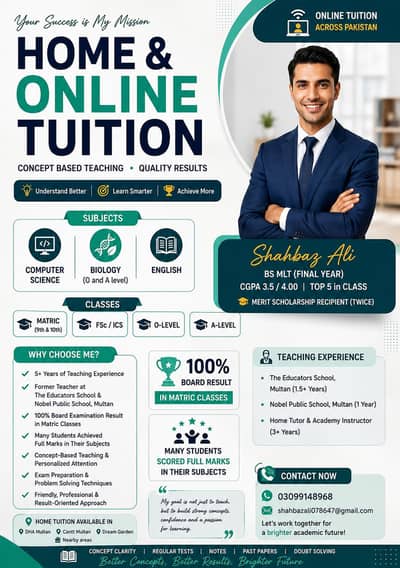 Home and online tution