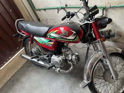 HONDA CD 70 2022 MODEL LUSH CONDITION