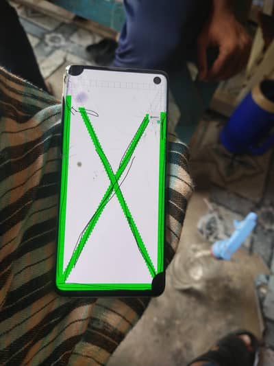 Samsung Mobile S10 PTA touch issu Sirf back b crack haa03701475849