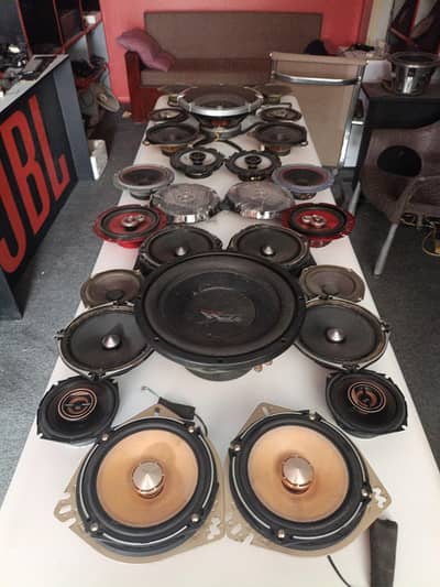 Car Speaker Subwoofer Tweeters Rack