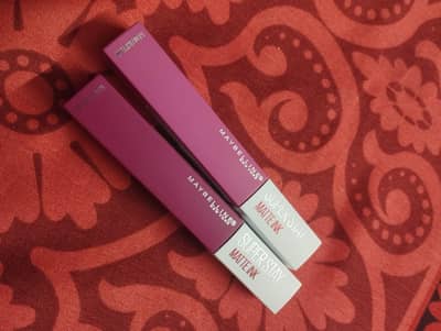 Maybline lipstick and Revalon lipstick