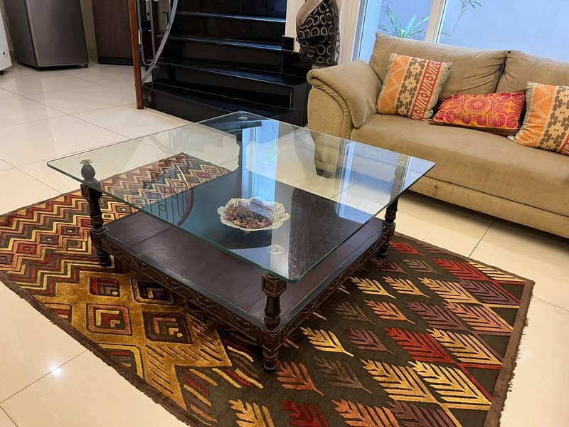 centre table with two side tables 0