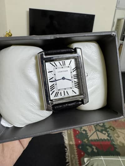 Mens old Money watch Cartier Tank