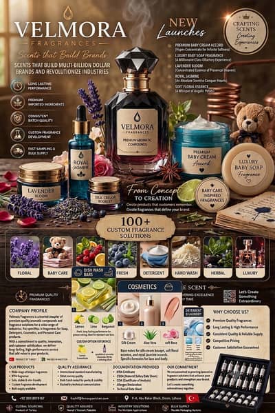 Velmora  Fragrances for Manufacturing / Industrial Fragrances