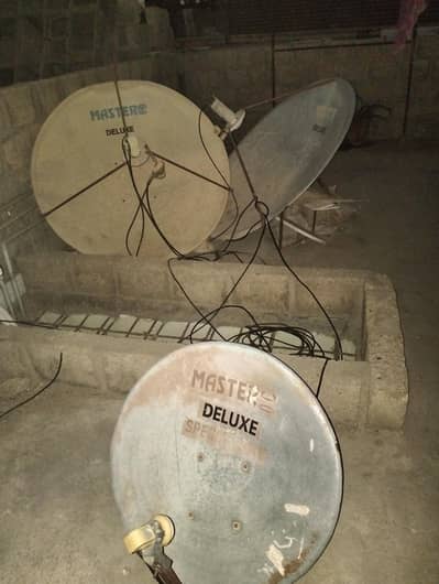dish antenna lnd and reciver