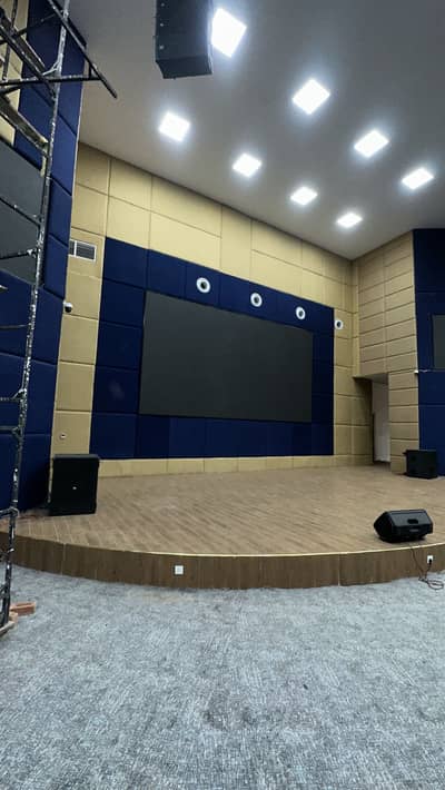 Auditorium Medical College acoustic panel Rockwool insulation