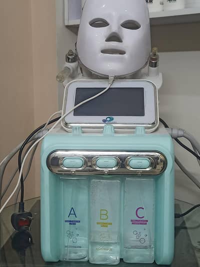 for sale 6-in-1 Hydrafaical machine+ LED lights therapy mask |saloon/