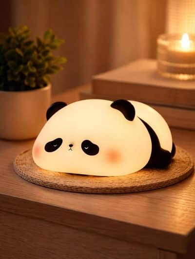  Silicone Panda Lamp