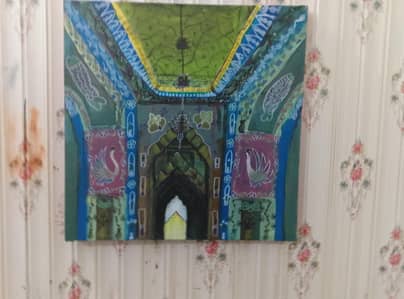 formal mughal painting