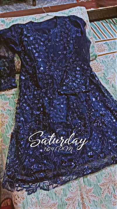 blue dress bhut acha hn