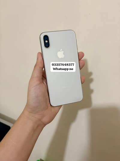 Apple iPhone X 256 GB storage full box