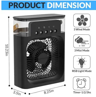 Portable Air Conditioner Mist Fan Big Size