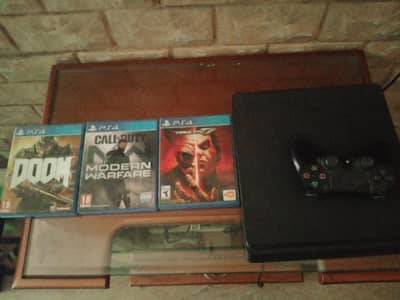 PS4 used with controllers and games included