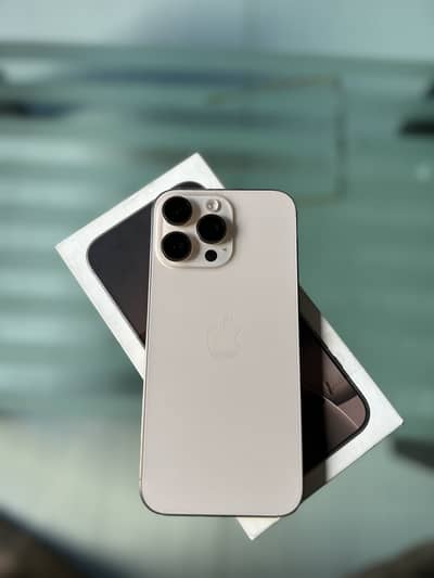APPLE IPHONE 16 PRO MAX | WITH BOX | DESSERT TITANIUM
